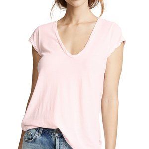 James Pearse High Gauge Jersey Deep V Tee